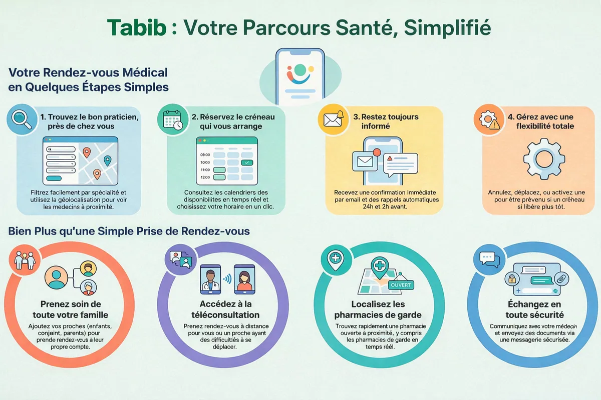 Illustration du parcours patient